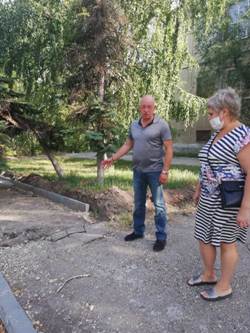Вячеслав Доронин совершил объезд объектов, ремонтируемых в рамках проекта «Тротуары»